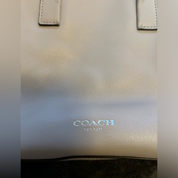 Coach gray leather handbag - Picture 6 of 12